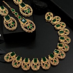 Rajwari Royalty Golden Jewelry Set