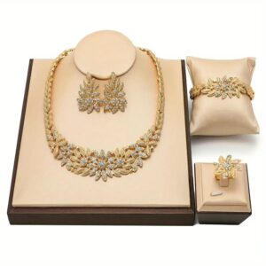 Golden Pine Enchantment Jewelry Set